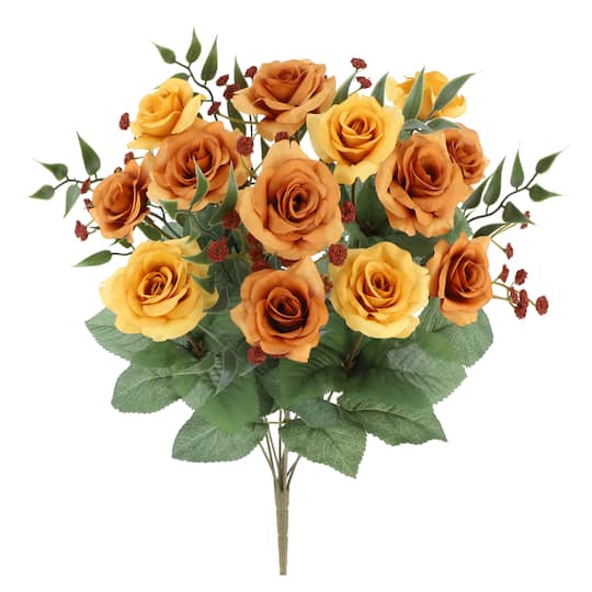17" Orange 2-Tone Rose Bush by Ashland®
